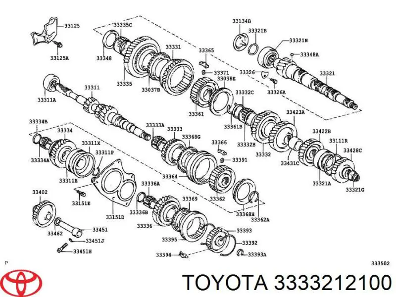 3333212100 Toyota