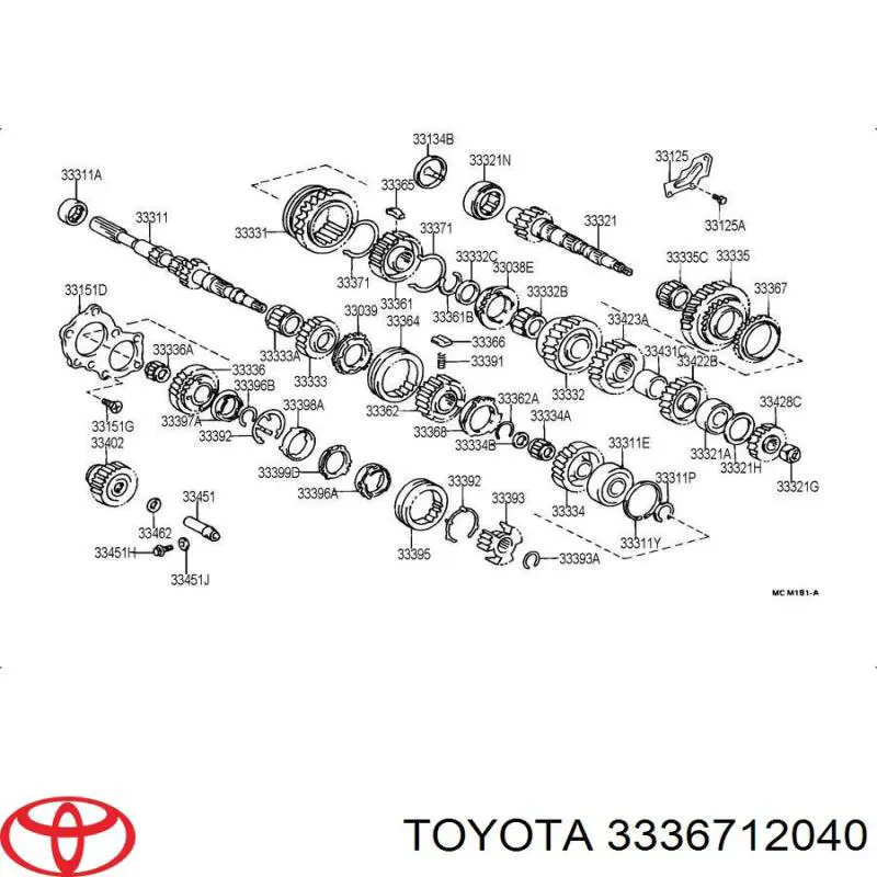 Anillo sincronizador Toyota 3336712040 precio, desde 81,98 EUR