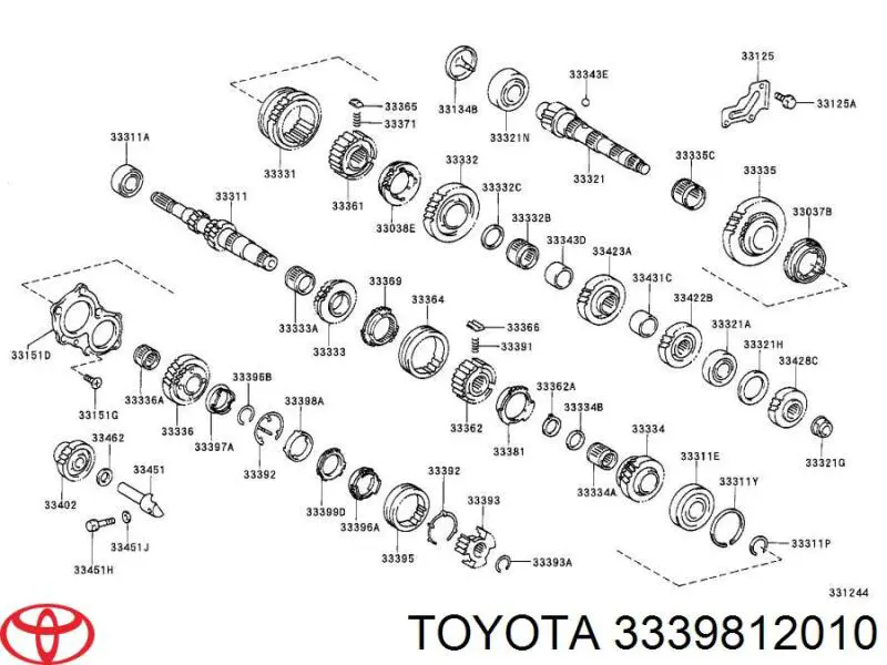  Toyota 3339812010 precio, desde 60,50 EUR