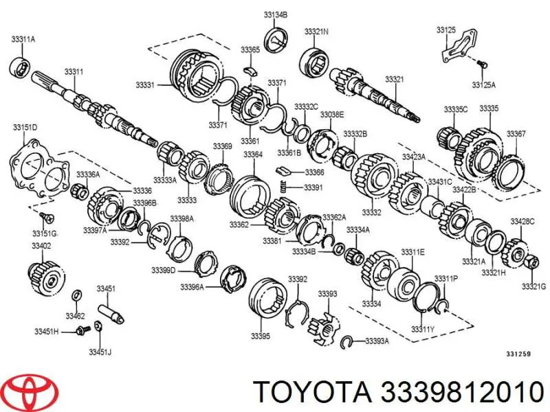 3339812010 Toyota