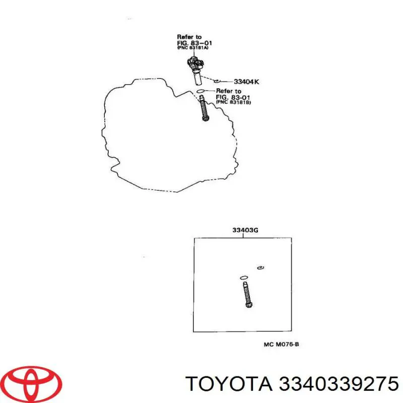 3340339275 Toyota piñón de velocímetro