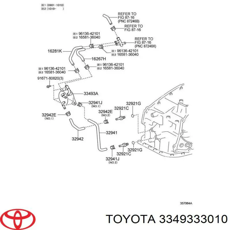 3349333010 Toyota