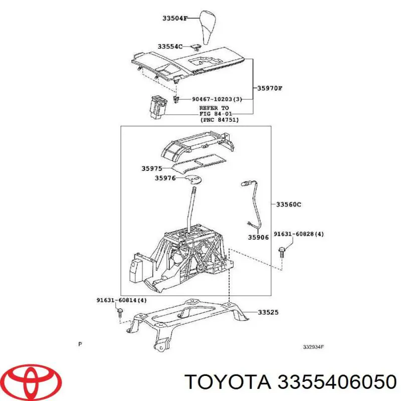 3355406050 Toyota