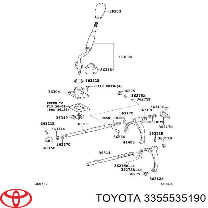 3355535190 Toyota