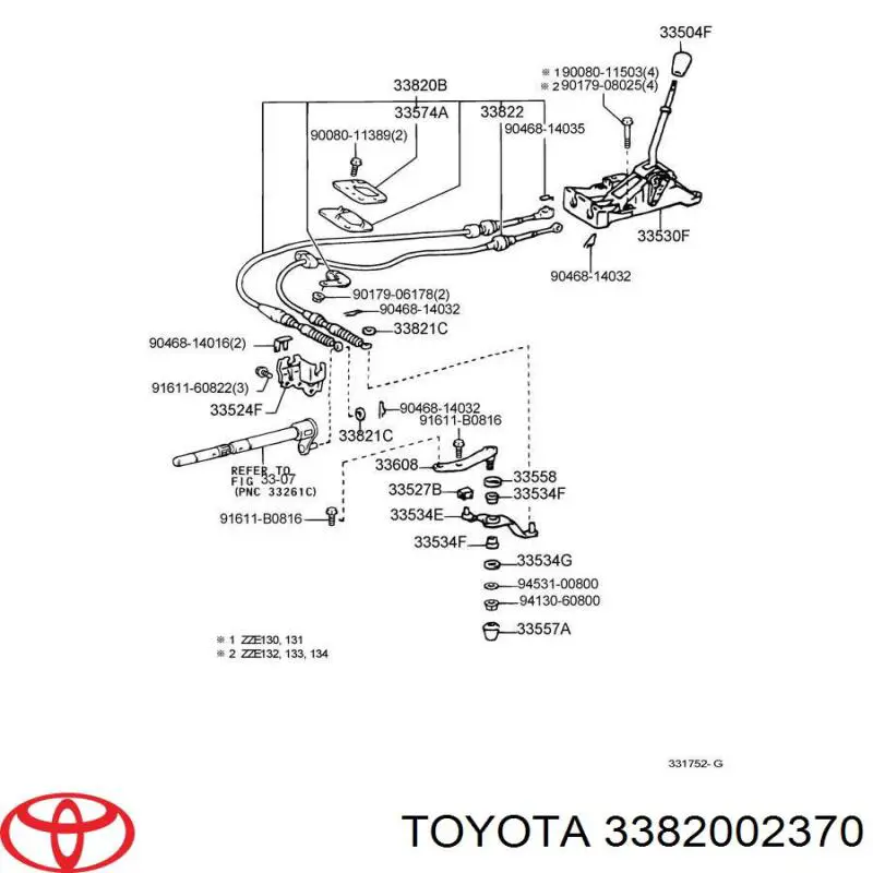 3382002370 Toyota