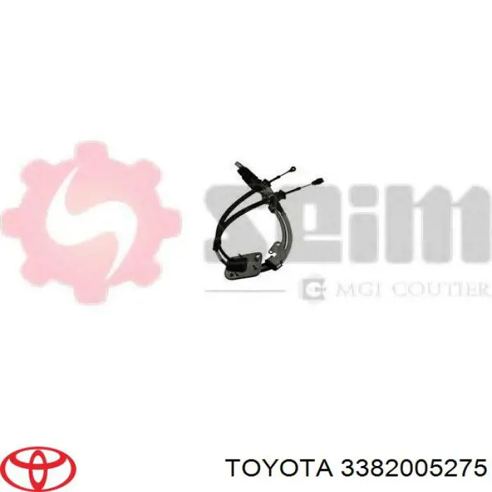 3382005275 Toyota cables de caja de cambios