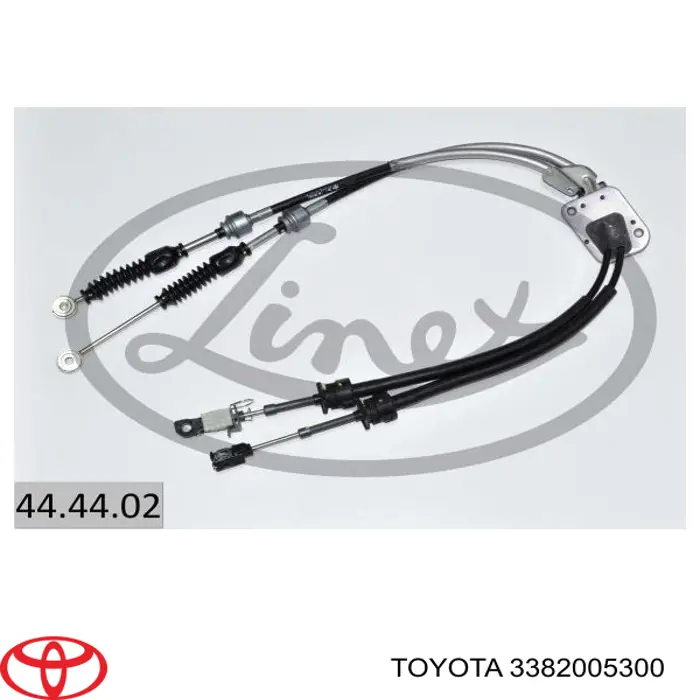 3382005300 Toyota cables de caja de cambios