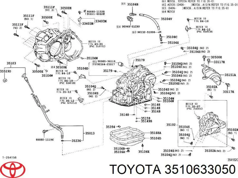 Cárter de aceite, caja automática para Toyota Solara (V3)