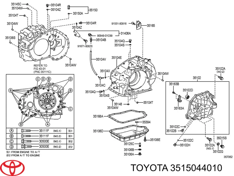 3515044010 Toyota