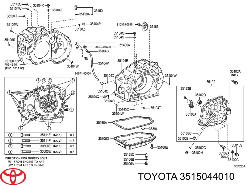 Comprar 3515044010 Toyota 