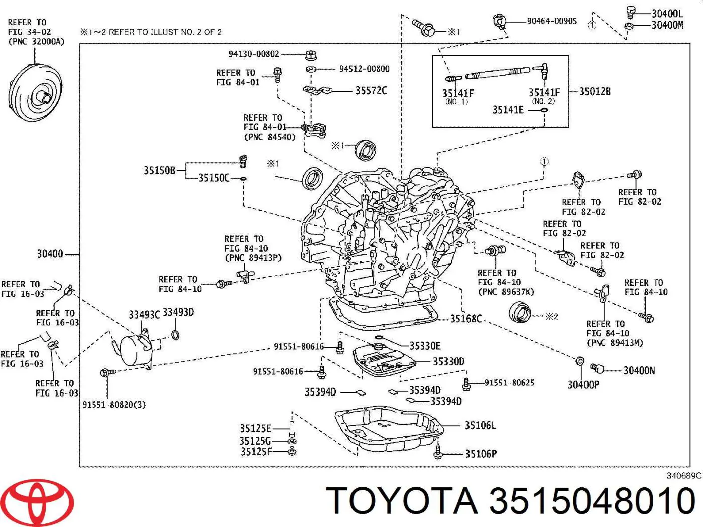  Toyota 3515048010 precio, desde 15,26 EUR