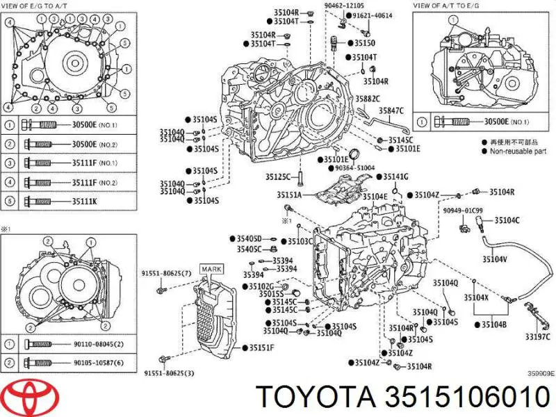 3515106010 Toyota