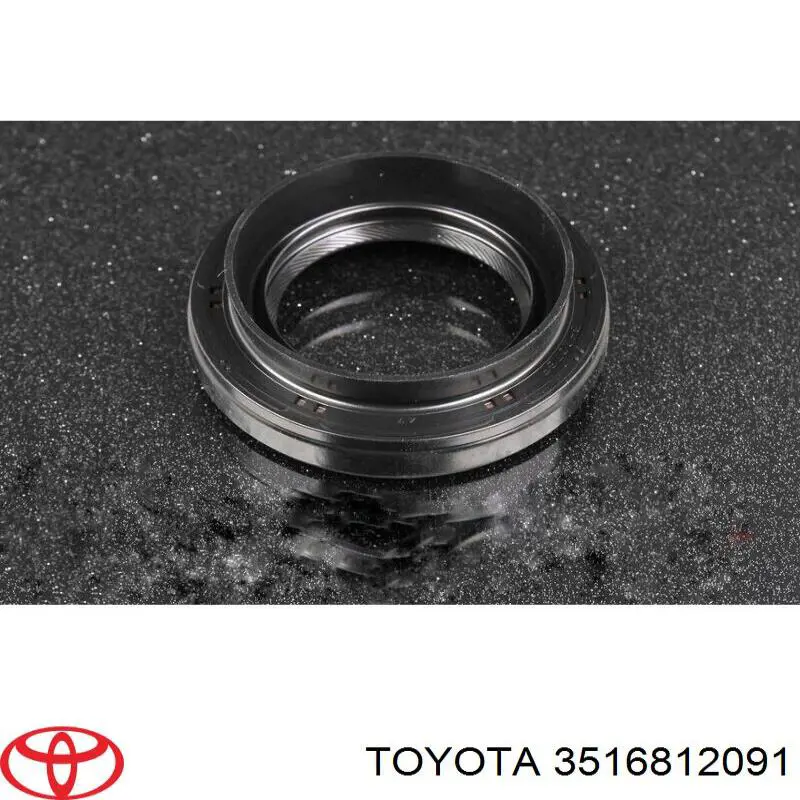 3516812091 Toyota junta, cárter de aceite, caja de cambios