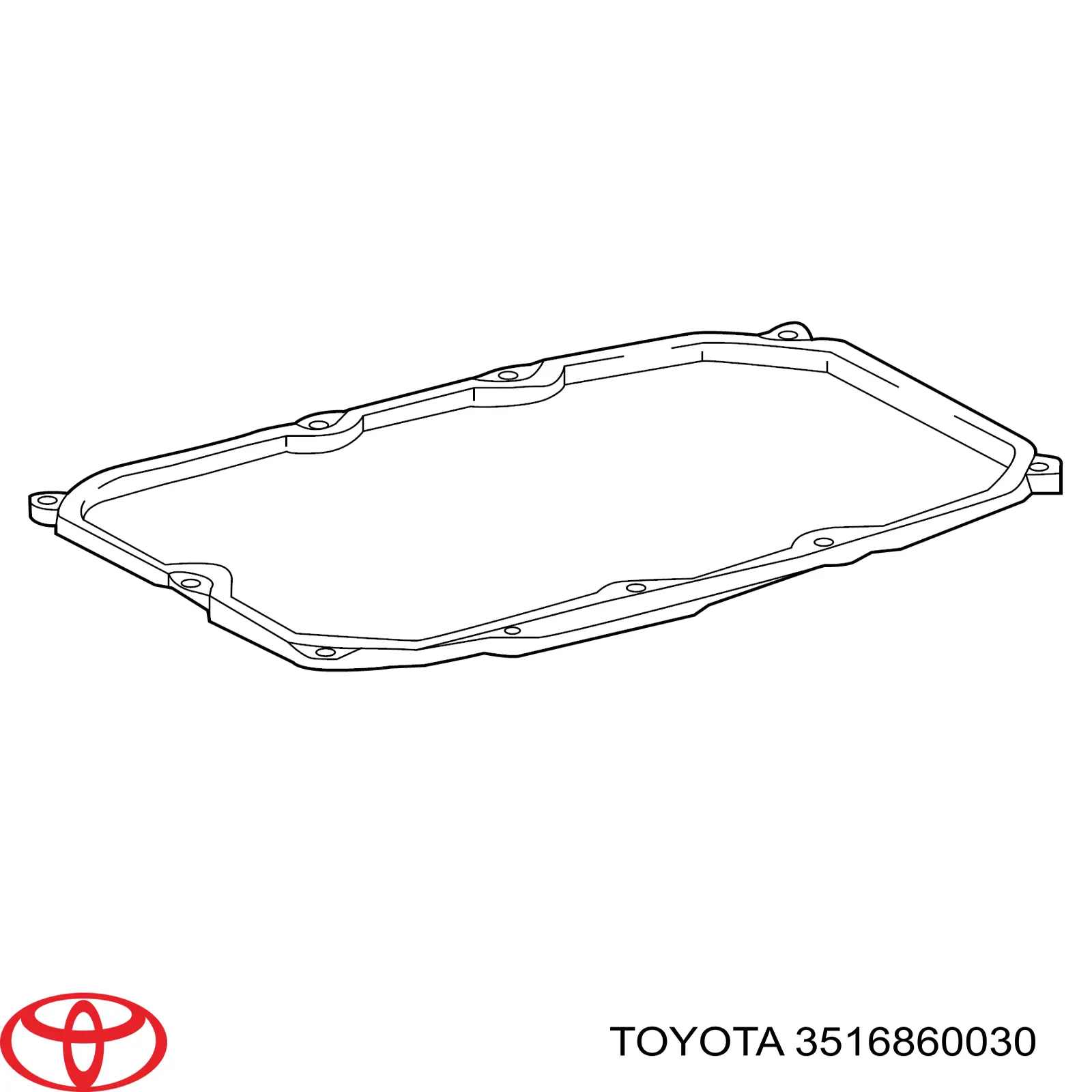Junta del cárter de aceite de la caja de cambios Toyota 3516860030 precio, desde 22,13 EUR