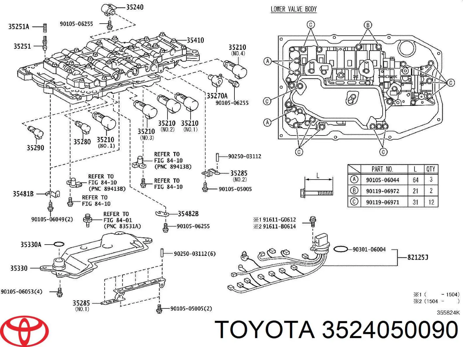  Toyota 3524050090 precio, desde 467,09 EUR
