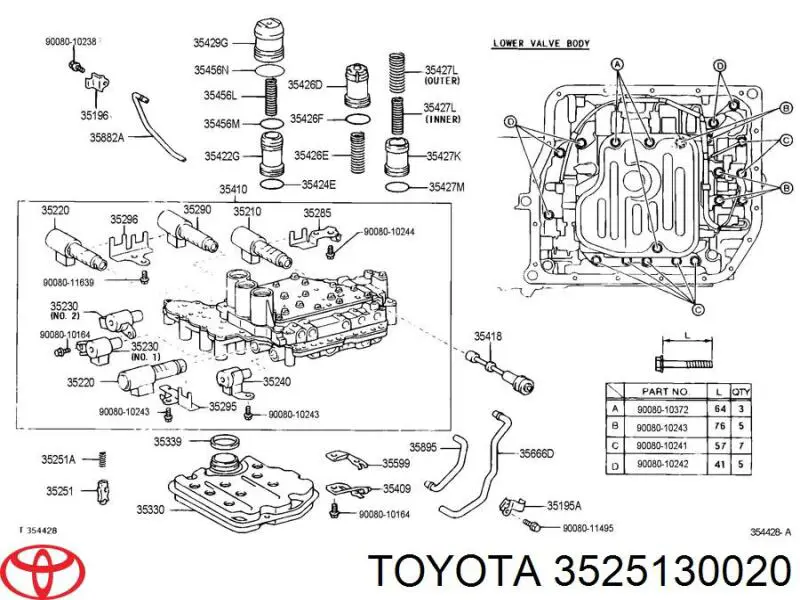 3525130020 Toyota