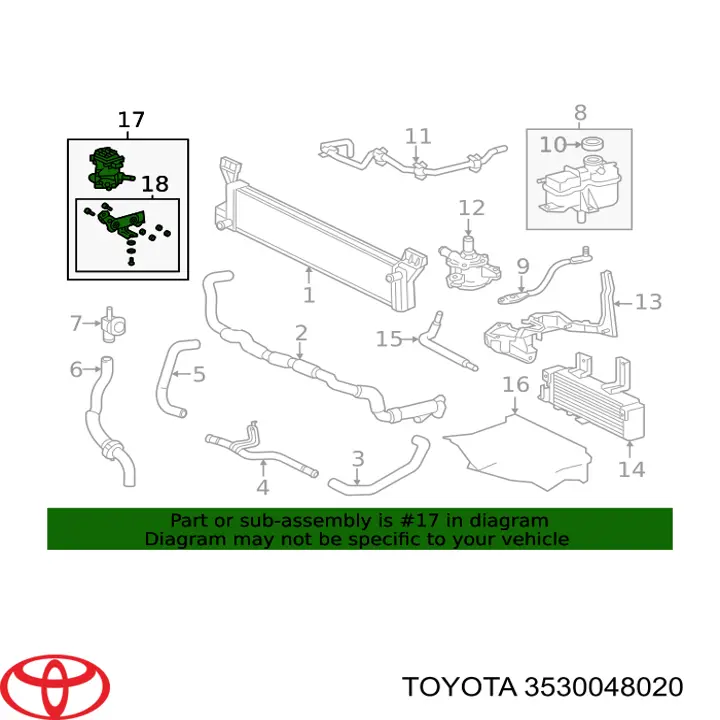 Bomba de aceite de la transmisión automática Toyota 3530048020 precio, desde 1134,10 EUR