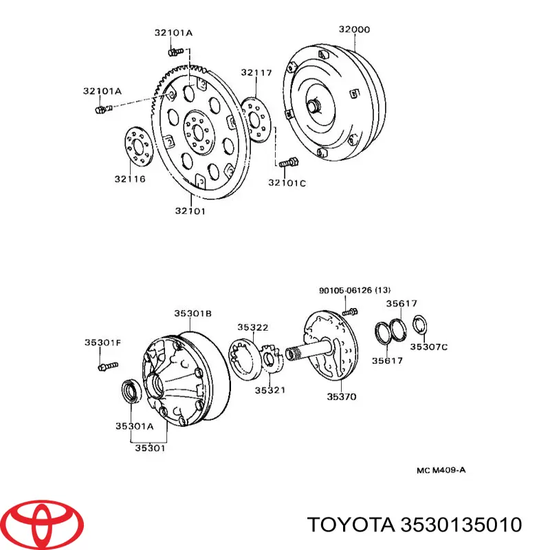 Bomba De Aceite Transmision Caja De Cambios TOYOTA 3530135010