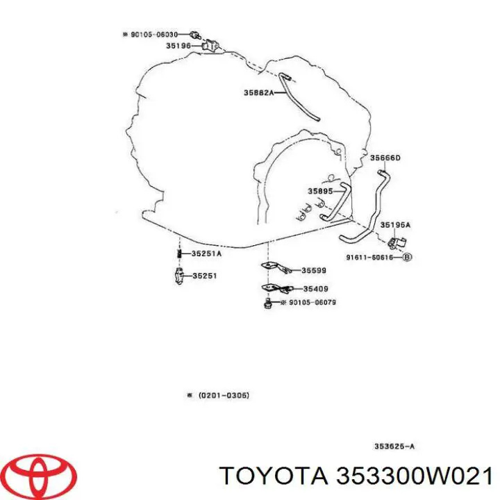 Comprar 353300W021 Toyota Filtro de transmisión automática