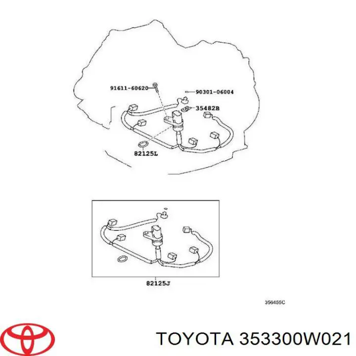 Filtro de transmisión automática 353300W021 Toyota