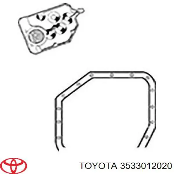 3533012020 Toyota filtro caja de cambios automática