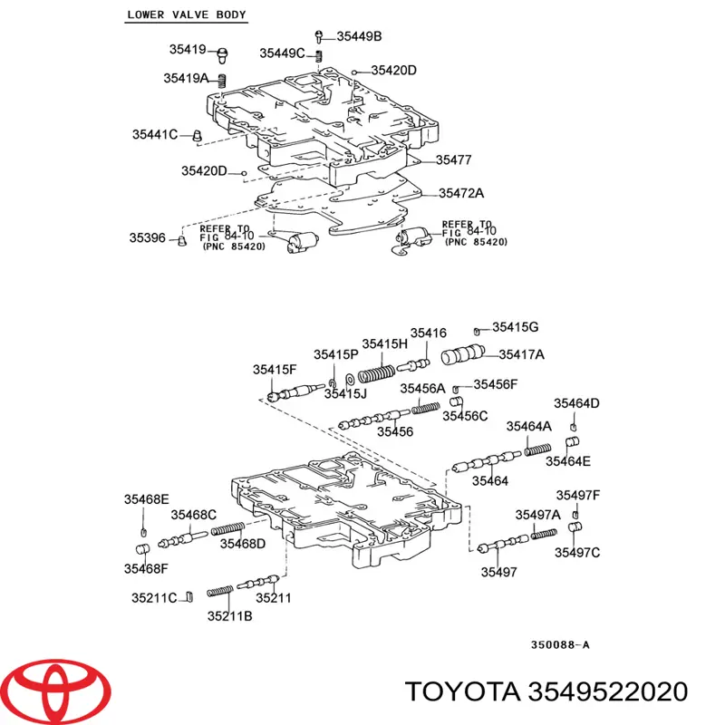  Toyota 3549522020 precio, desde 6,94 EUR