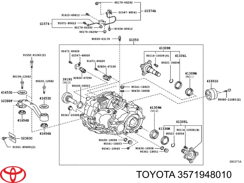  Toyota 3571948010 precio, desde  