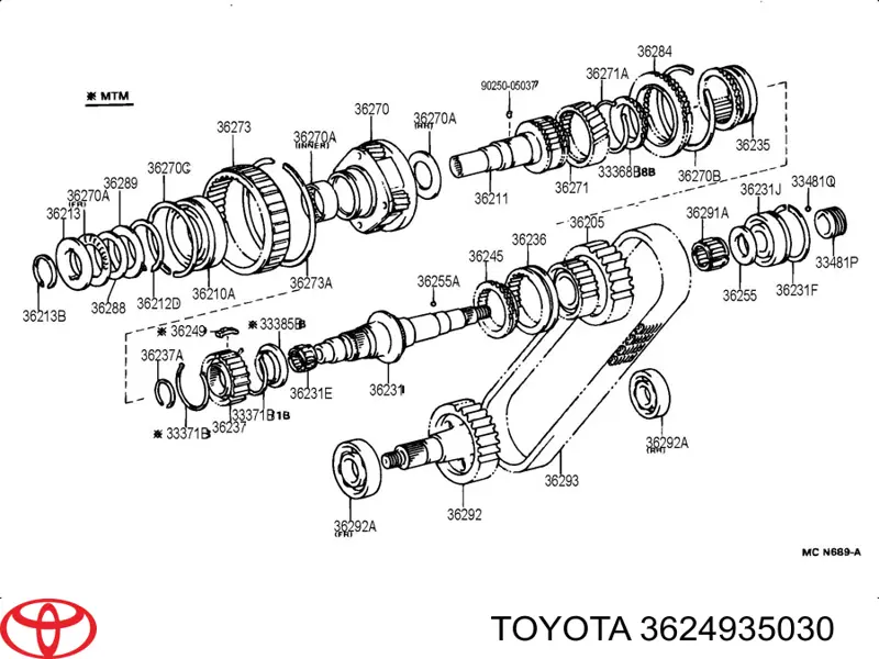 3624935030 Toyota