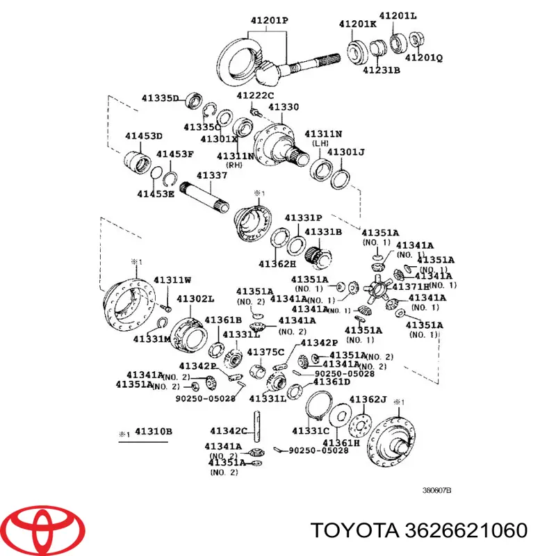 3626621060 Toyota