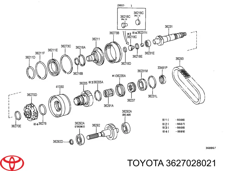 3627028021 Toyota