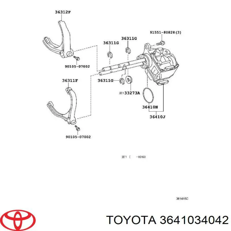 3641034042 Toyota