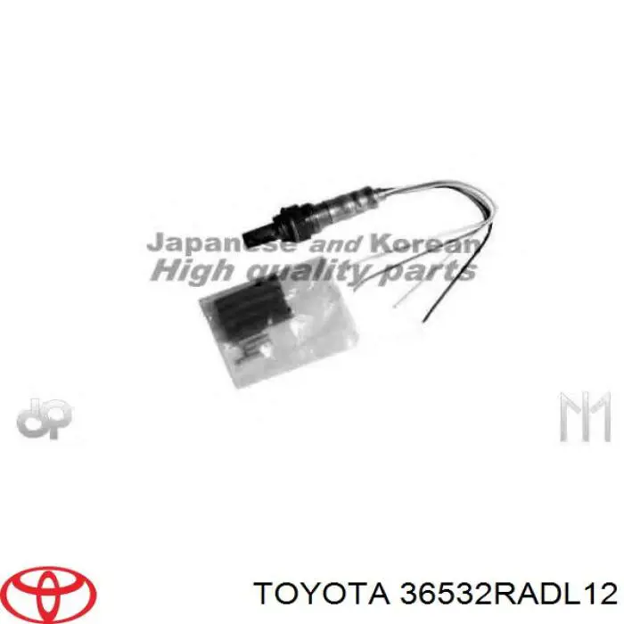 Sonda lambda de oxígeno posterior al catalizador 36532RADL12 Toyota
