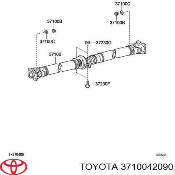 Cardán Toyota RAV4 4 