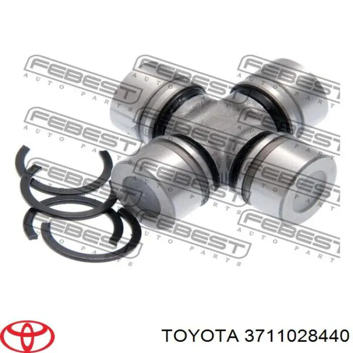 3711028440 Toyota árbol cardán trasero completo