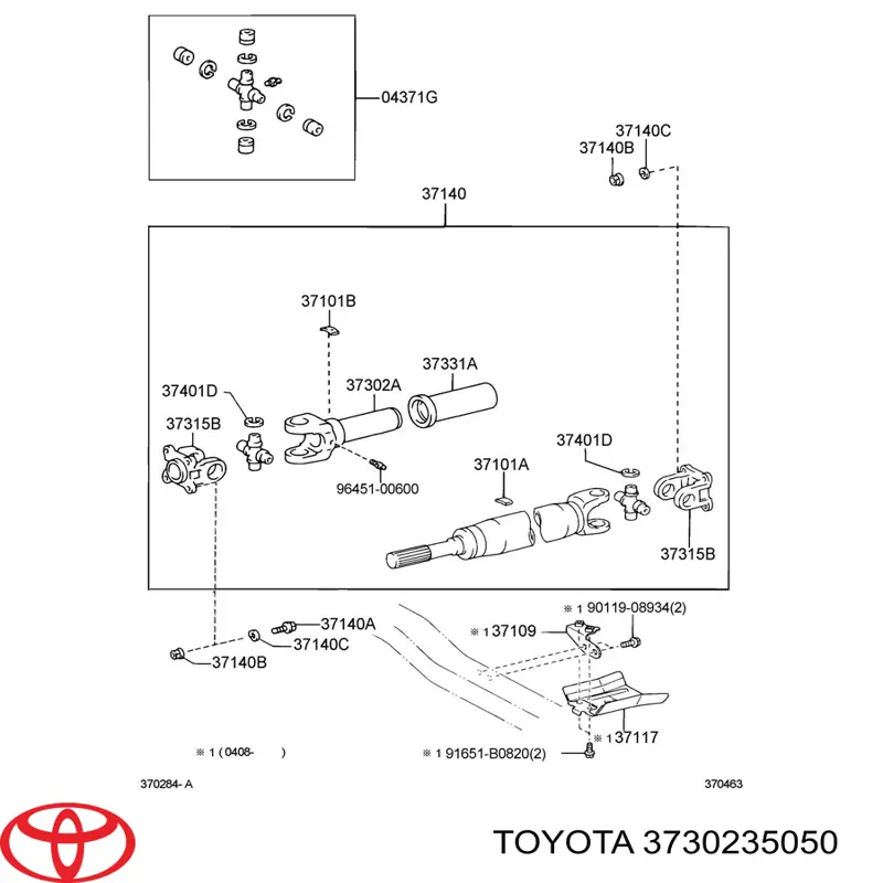  Toyota 3730235050 precio, desde 215,50 EUR