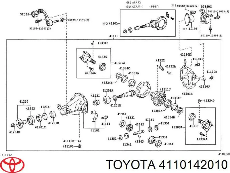  Toyota 4110142010 precio, desde 490,78 EUR