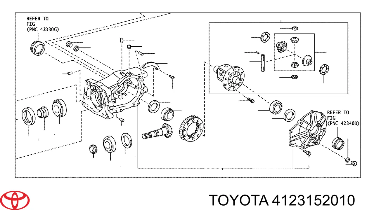 Casquillo deformable, trasero para Toyota RAV4 (A4)