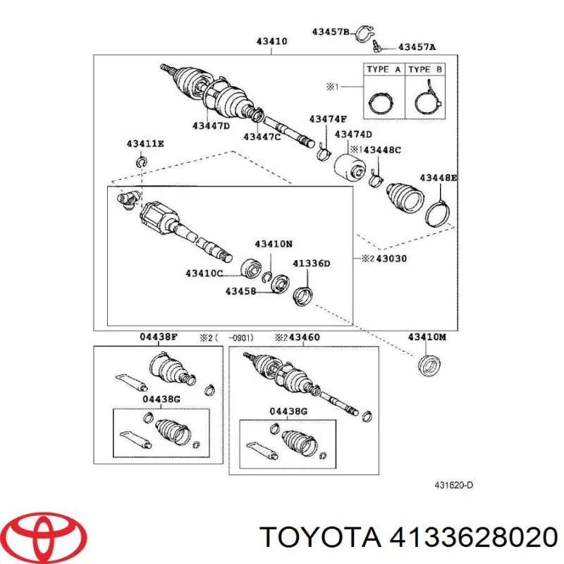 Toyota 4133628020 precio, desde 5,30 EUR