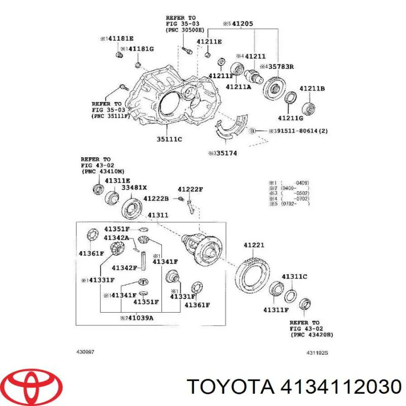 4134112030 Subaru