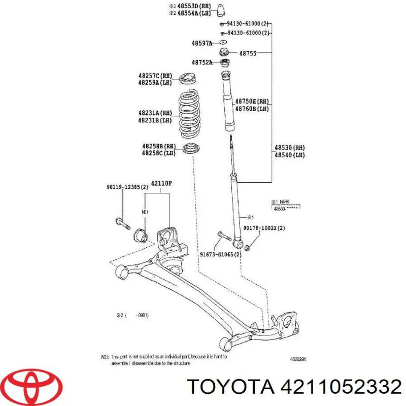 4211052332 Toyota