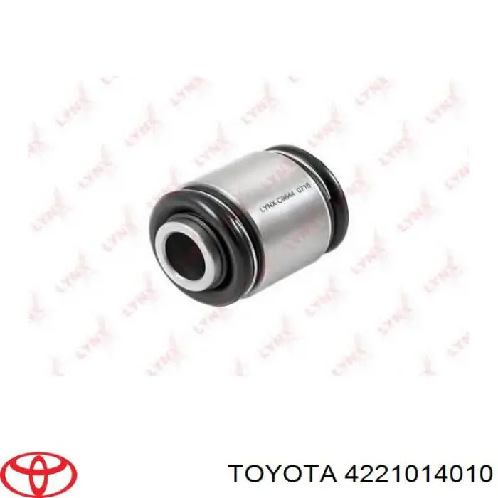 Buje exterior del brazo transversal trasero 4221014010 Toyota