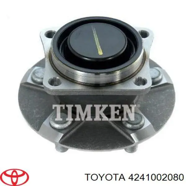 4241002080 Toyota cubo de rueda trasero