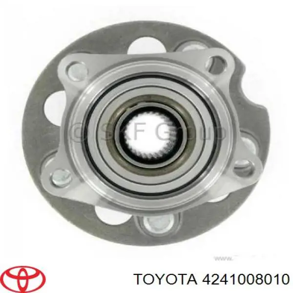 4241008010 Toyota cubo de rueda trasero