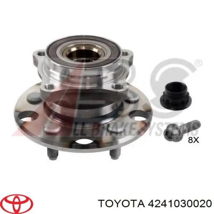 Comprar 4241030020 Toyota Cubo de rueda, Eje trasero