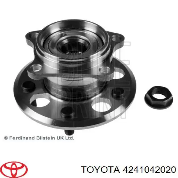 4241042020 Toyota cubo de rueda trasero