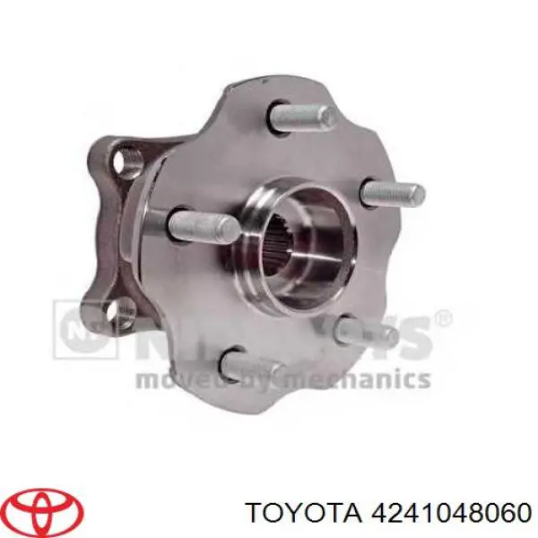 Cubo de rueda trasero 4241048060 Toyota