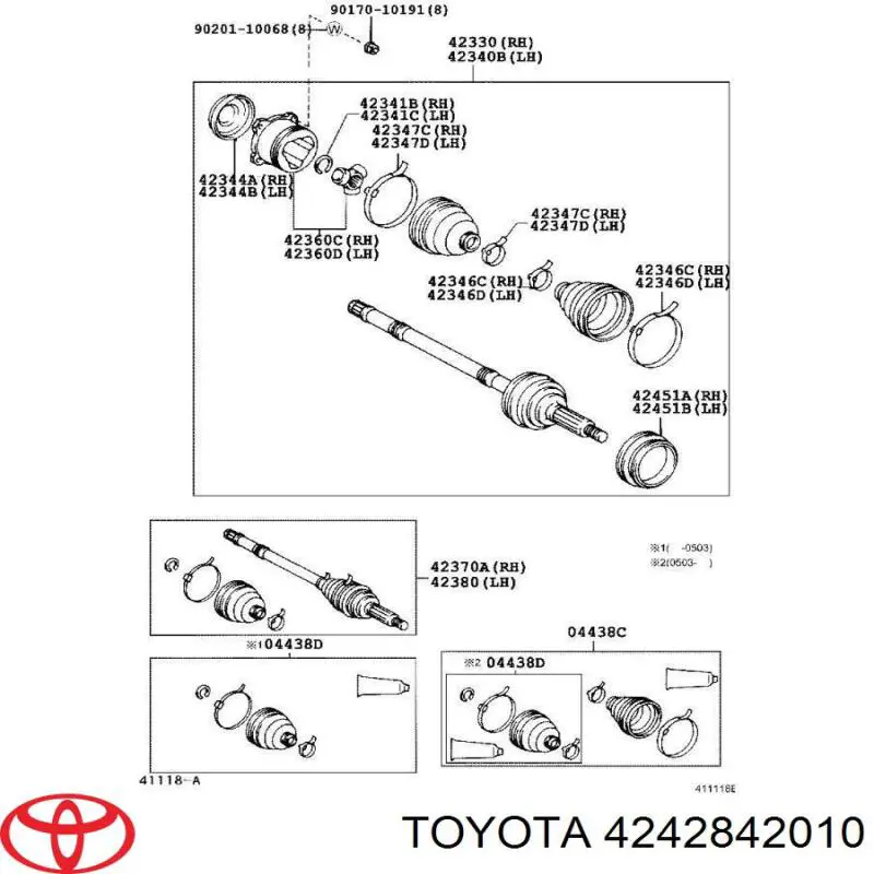  Toyota 4242842010 precio, desde 6,40 EUR