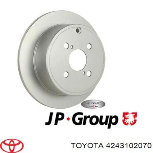 Disco de freno trasero Toyota 4243102070 precio, desde 23,98 EUR