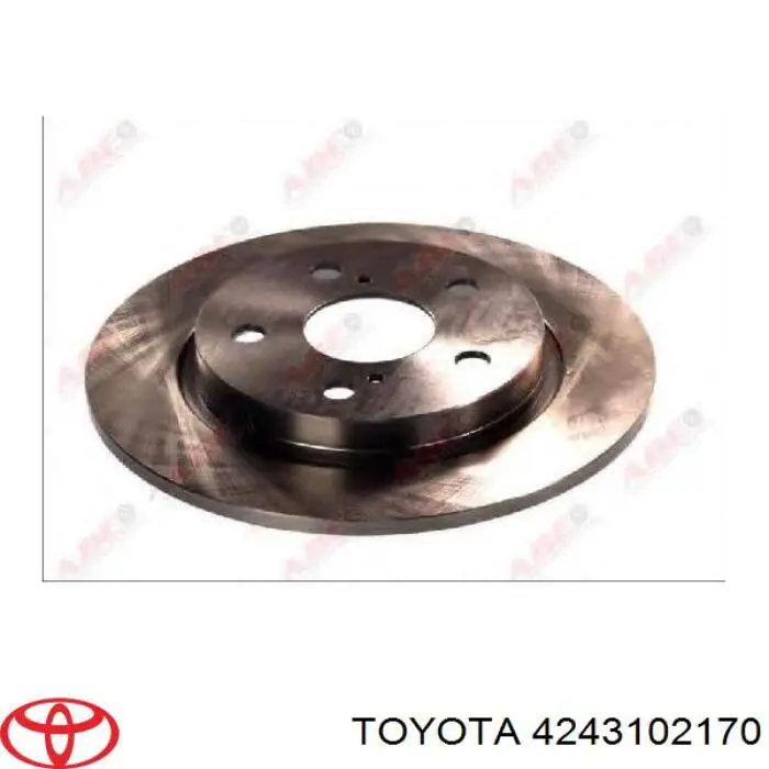 Disco de freno trasero Toyota 4243102170 precio, desde 26,38 EUR