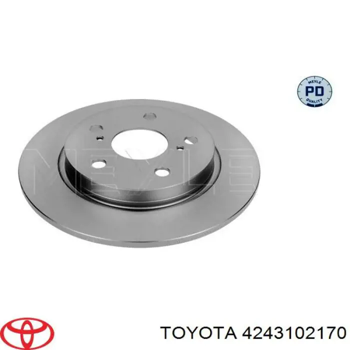 Comprar 4243102170 Toyota Disco de freno trasero
